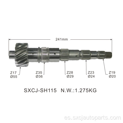 oem24103726 eje de transmisión de transmisión de autopartes para la vela 1.2